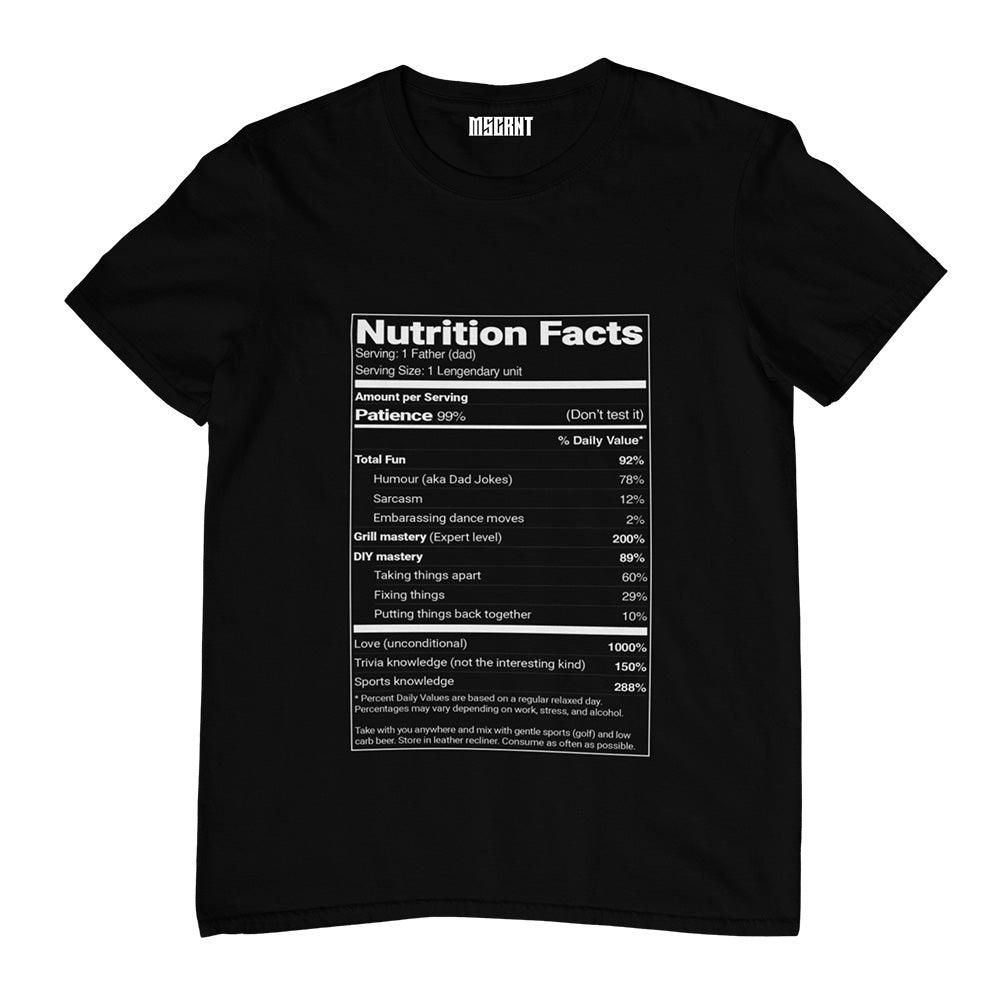 Dad Nutrition Facts - MSCRNT